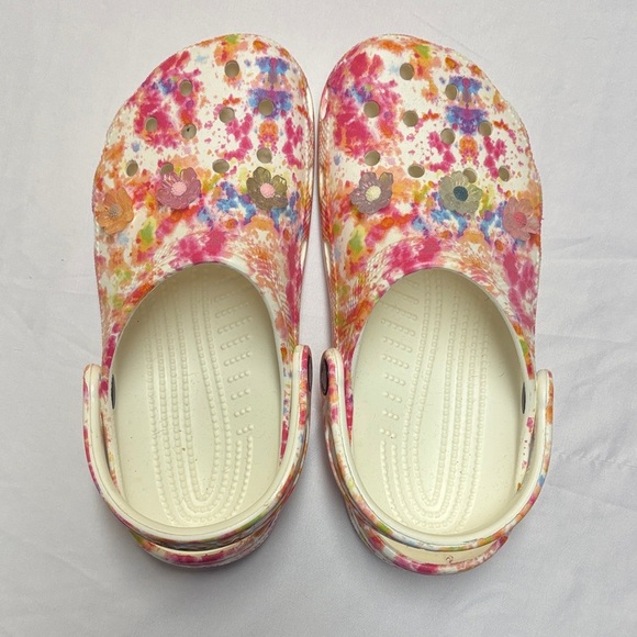 CROCS Other - CROCS Kids Multicolor Splash Slippers